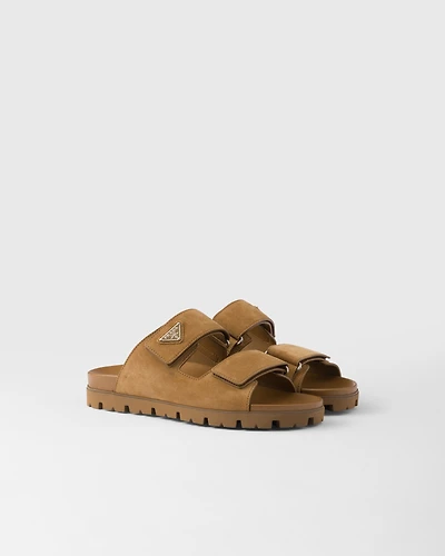 Suede band sandals