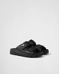 Leather strap slides