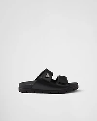 Leather strap sandals