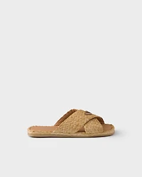 Raffia sandals