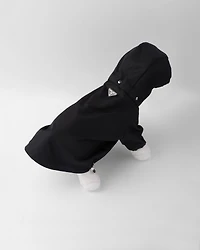 Re-Nylon dog raincoat with hood
