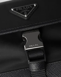 Re-Nylon and Saffiano leather smartphone case