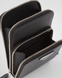 Saffiano leather smartphone case
