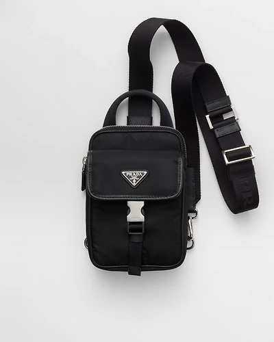 Re-Nylon and Saffiano leather smartphone case