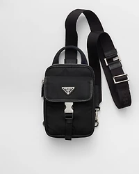 Re-Nylon and Saffiano leather smartphone case
