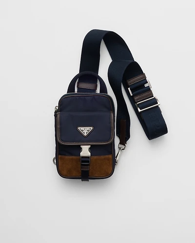 Re-Nylon and leather smartphone case