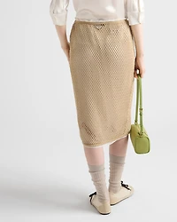 Cotton mesh skirt