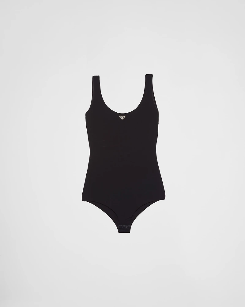 Stretch jersey bodysuit