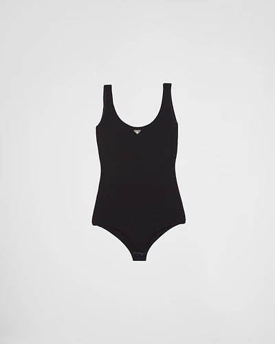 Stretch jersey bodysuit