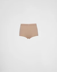 Ribbed knit boy shorts