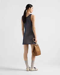 Cotton mesh dress