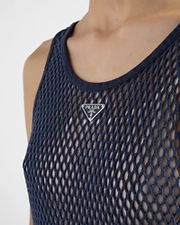 Cotton mesh dress