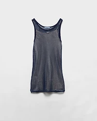 Cotton mesh dress