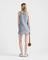 Cotton mesh dress