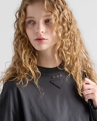 Long-sleeved jersey T-shirt