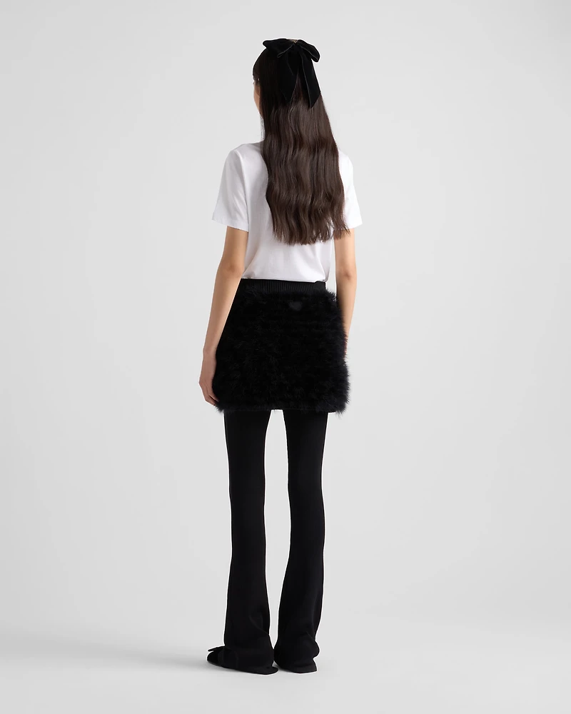Embroidered jersey T-shirt