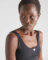 Stretch jersey top
