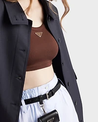Ribbed knit crop top