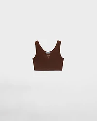 Ribbed knit crop top
