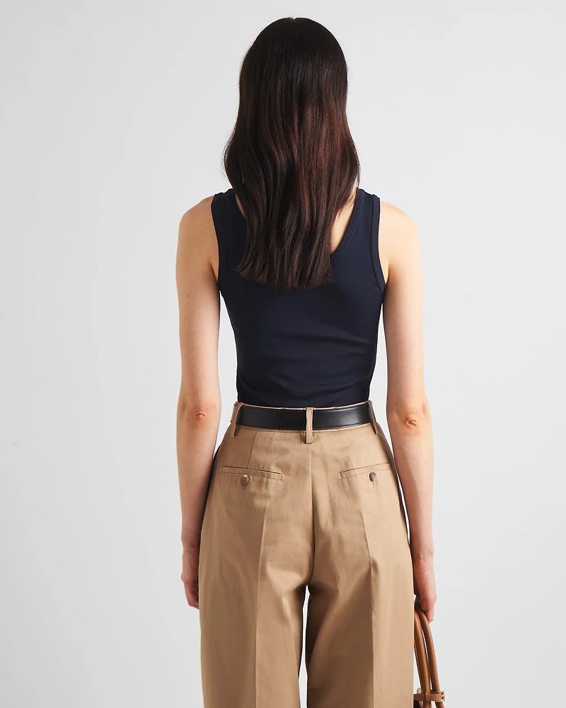Ribbed knit top