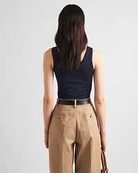 Ribbed knit top