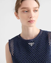 Cotton mesh top