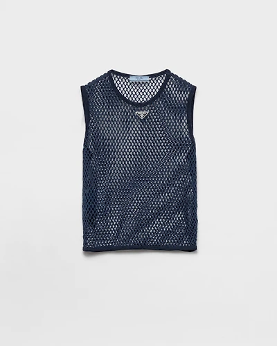 Cotton mesh top