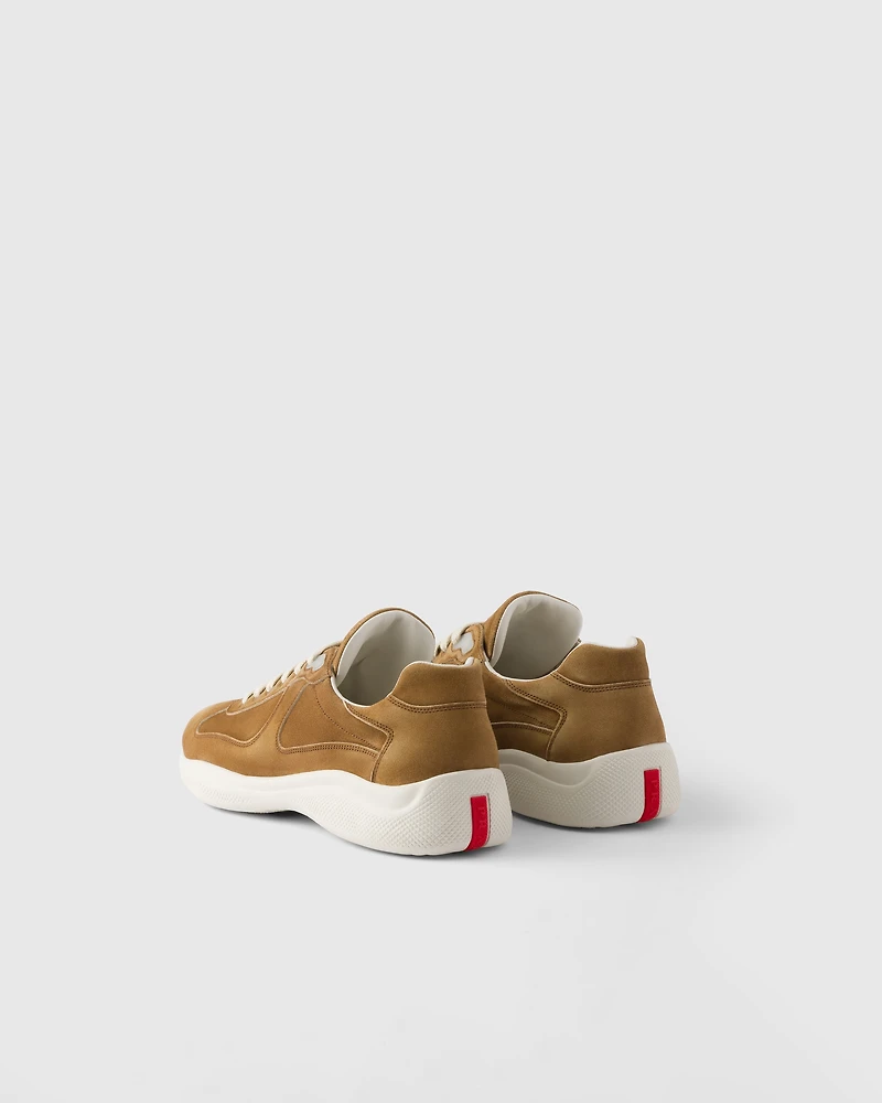 Prada America's Cup suede sneakers