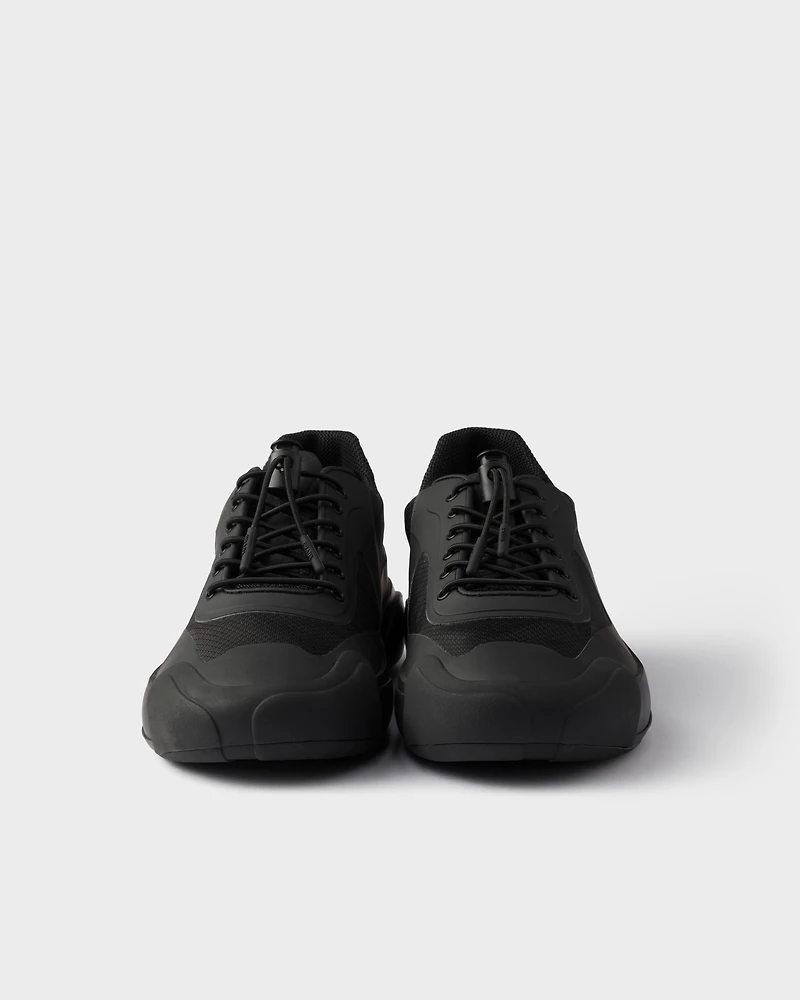 Technical fabric sneakers