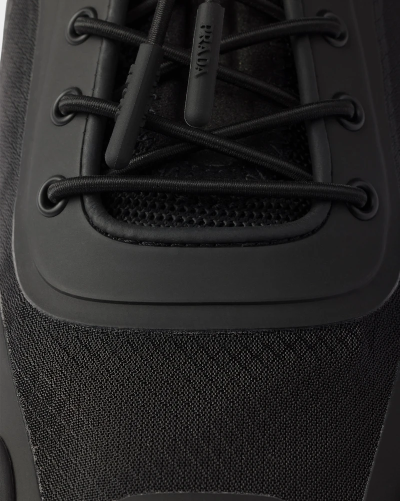 Technical fabric sneakers