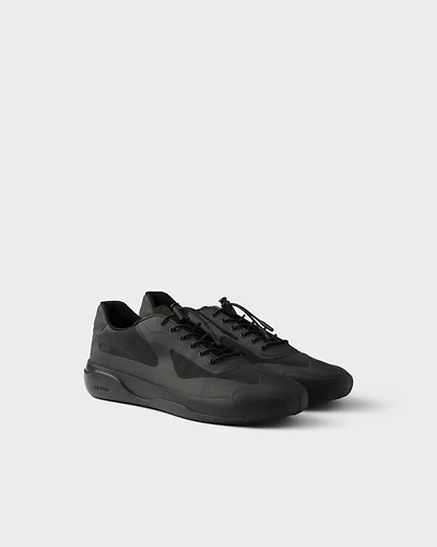Technical fabric sneakers