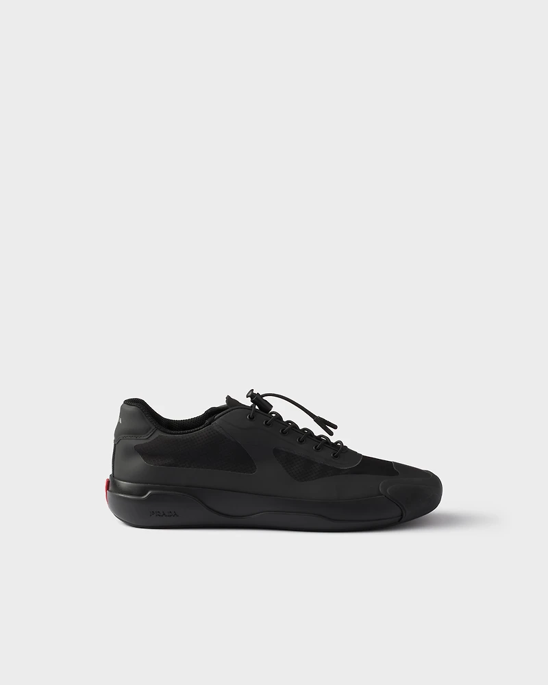 Technical fabric sneakers