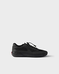 Technical fabric sneakers