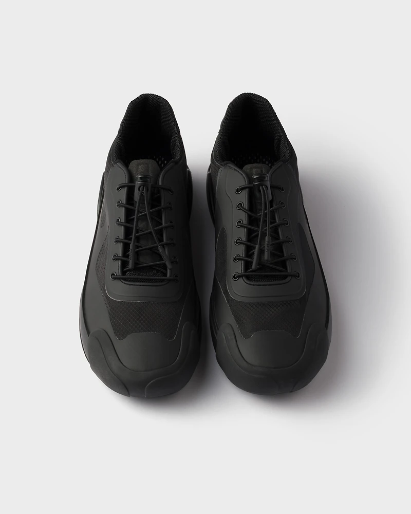 Technical fabric sneakers