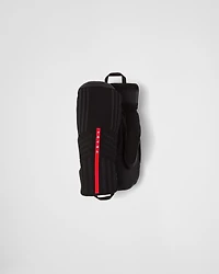 GORE-TEX, leather and knit ski mittens