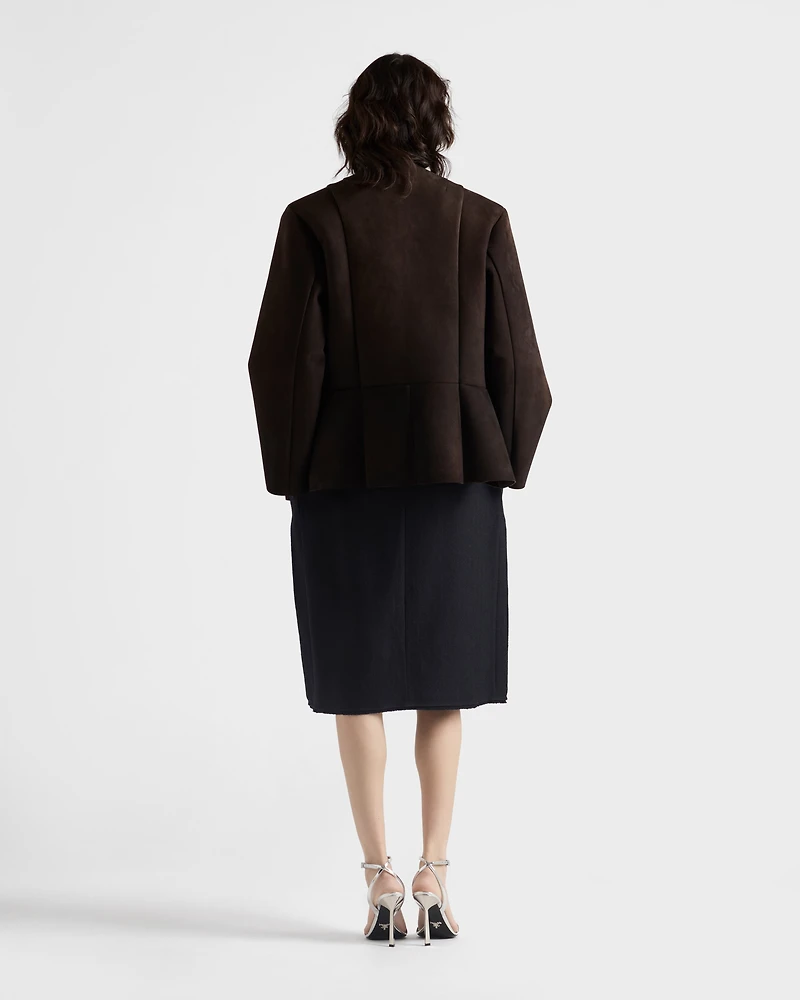 Bonded suede jacket