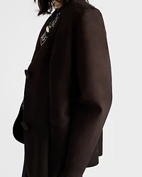 Bonded suede jacket