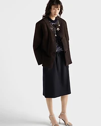 Bonded suede jacket