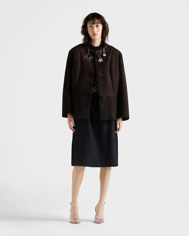 Bonded suede jacket