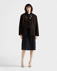 Bonded suede jacket