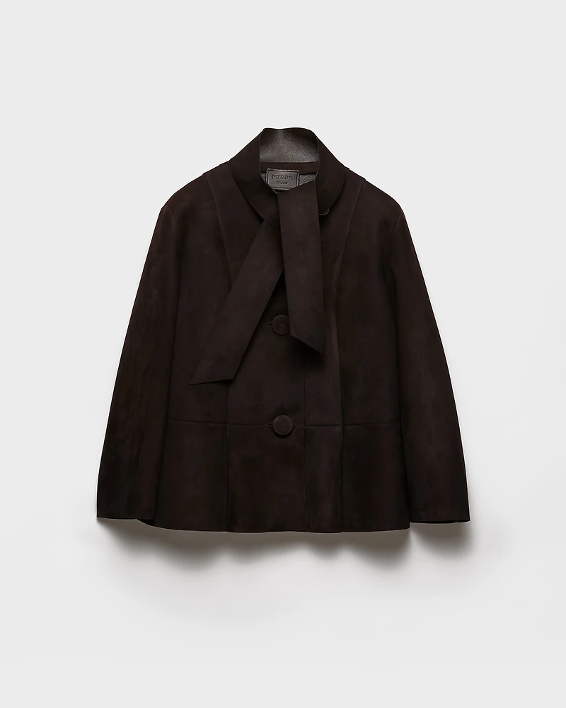 Bonded suede jacket