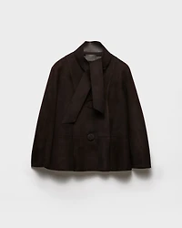 Bonded suede jacket