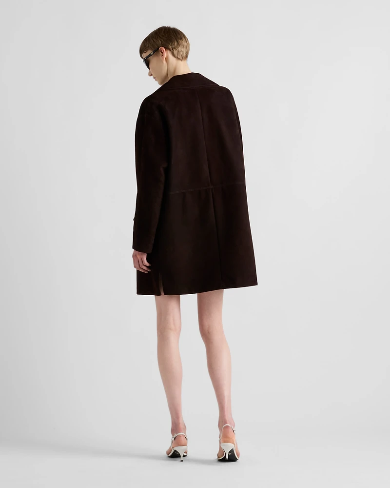 Suede coat