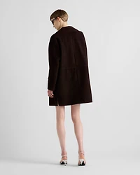 Suede coat