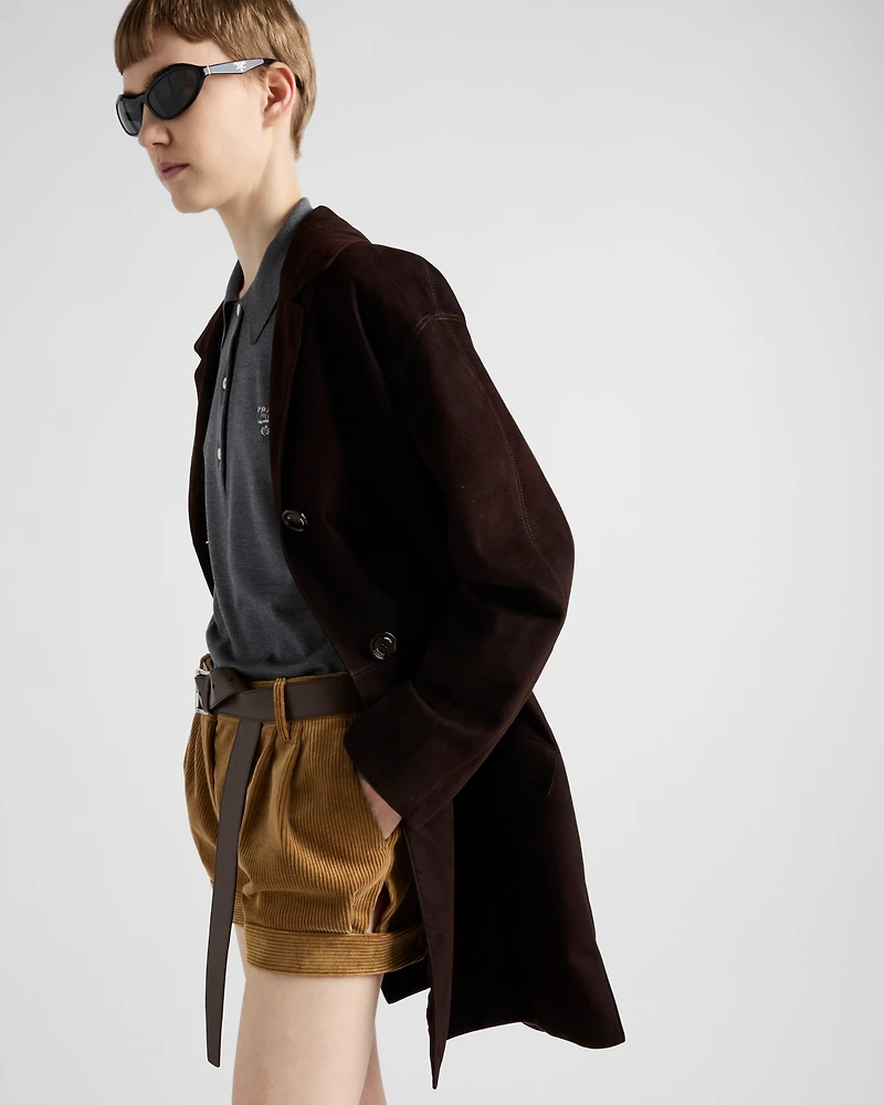 Suede coat