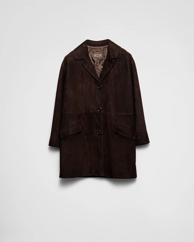 Suede coat