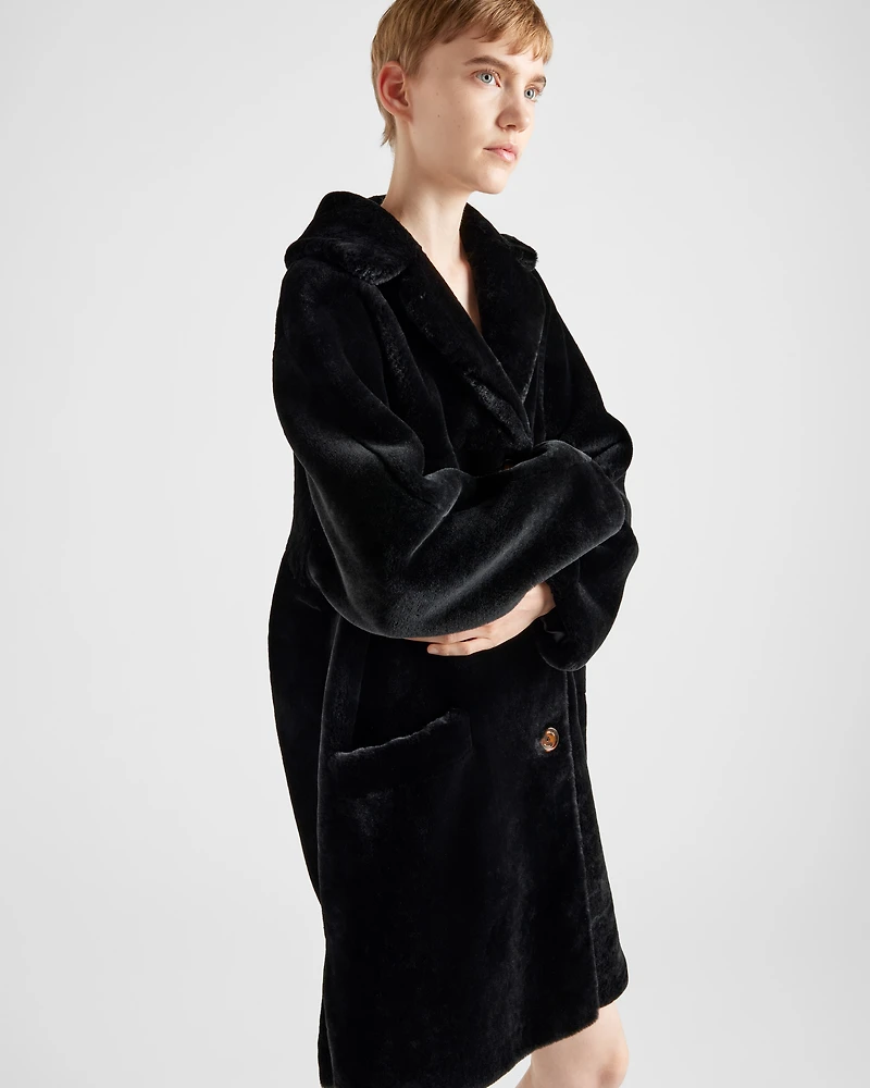 Shearling coat