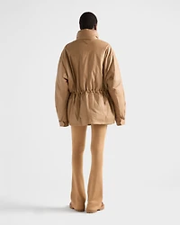 Nappa leather coat