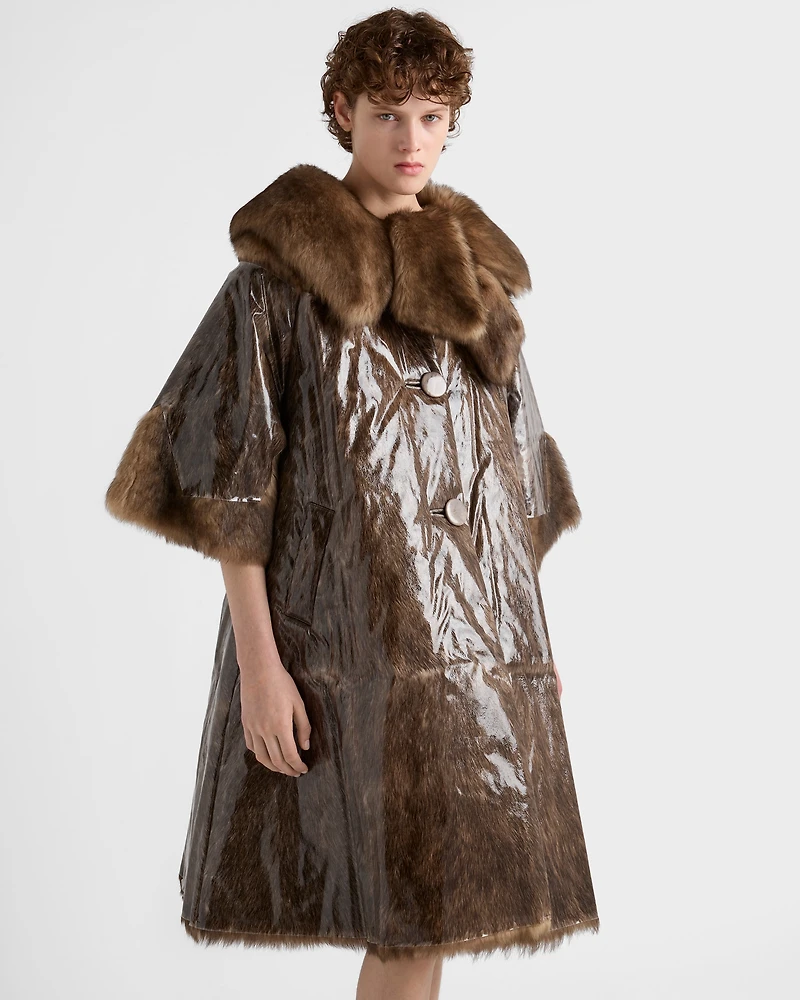 Shearling coat