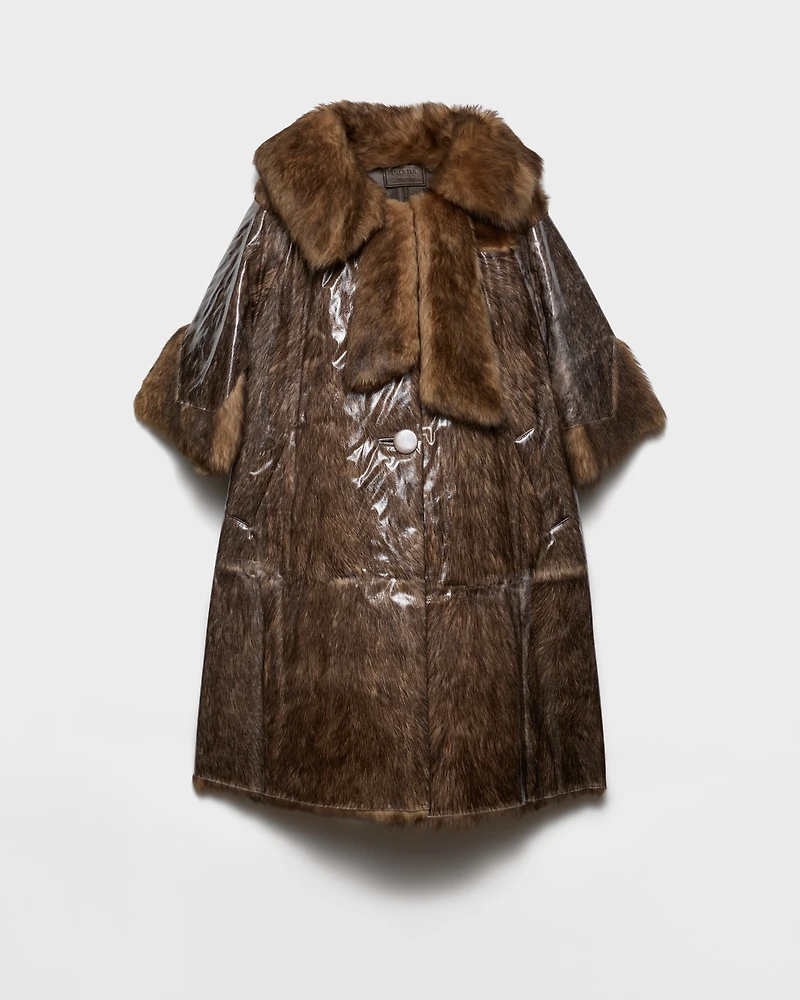 Shearling coat